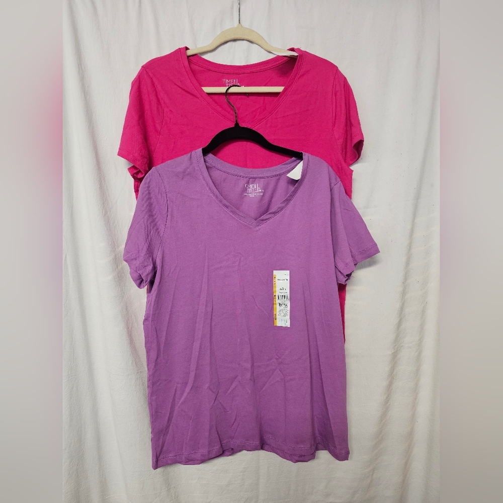 Time and Tru T-shirts, size L